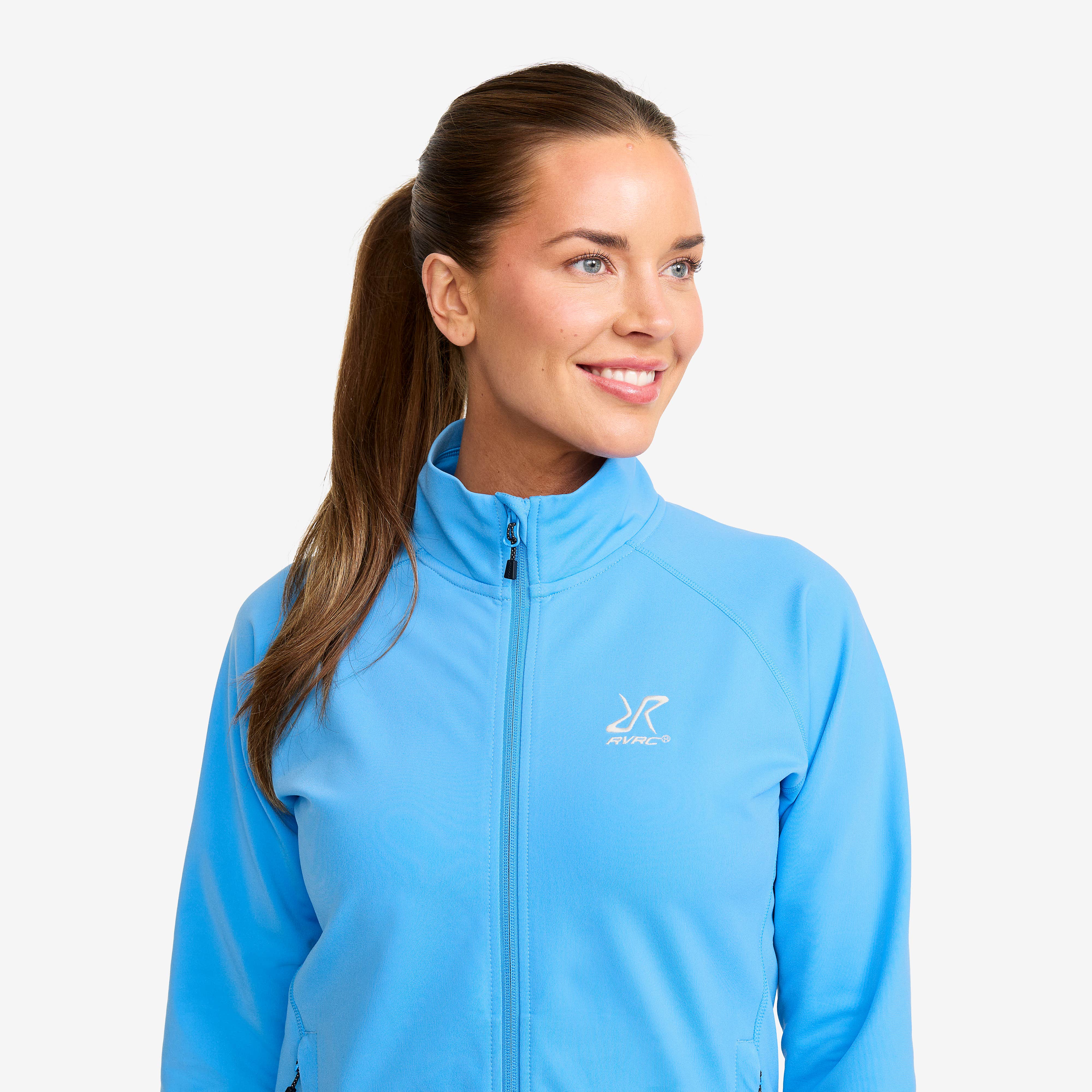Evolution Light Stretch Fleece Dame Azure Blue