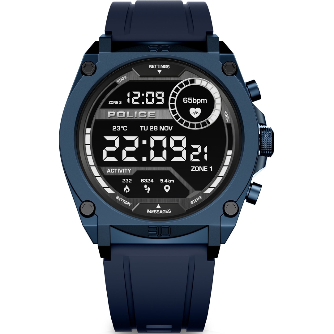 Police Freedom Of Time MyAvatar Smartwatch Blau