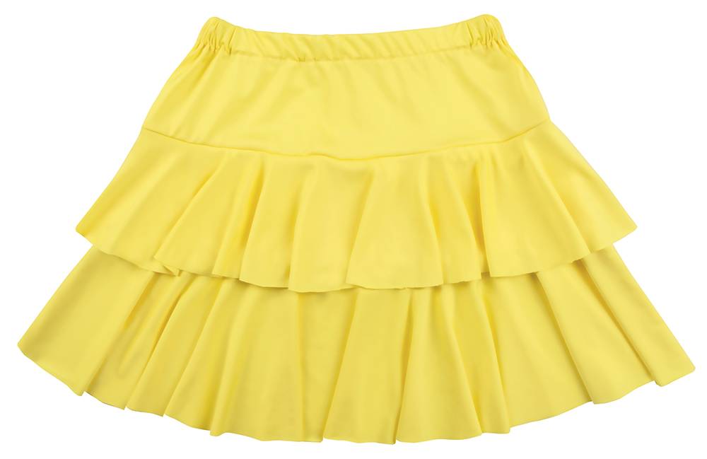 Gele Minirok Ruches