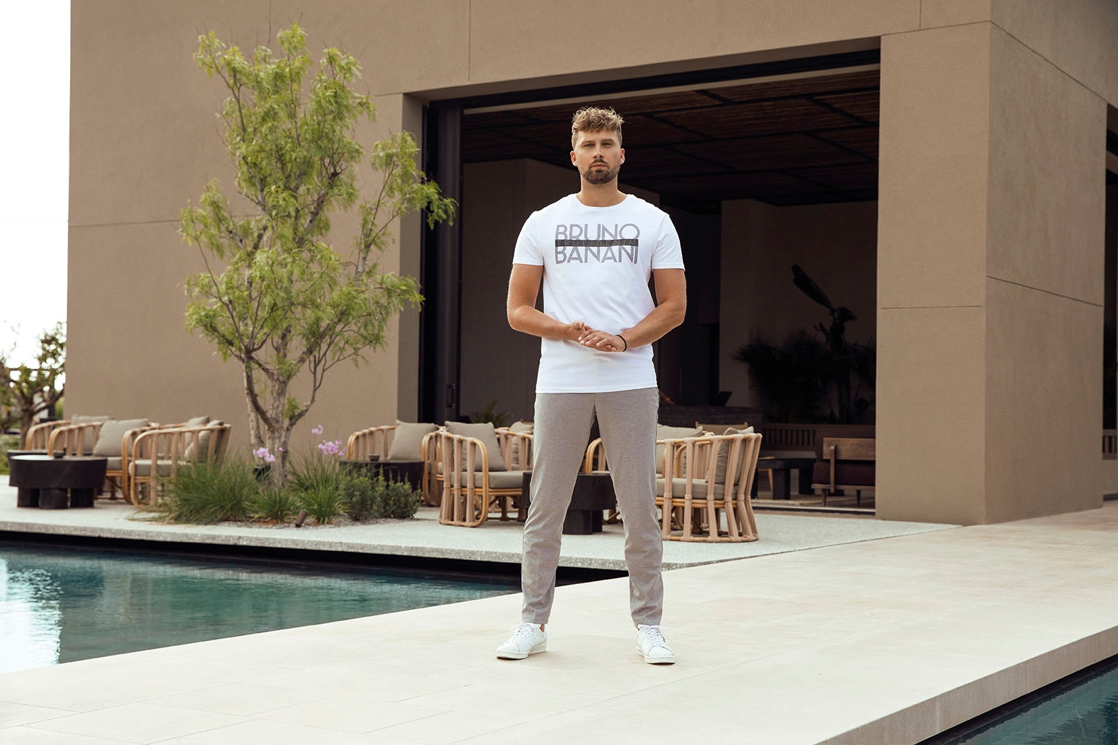 Bruno Banani Anzug »Jersey« Sakko & Hose,  normal elastische Qualität
