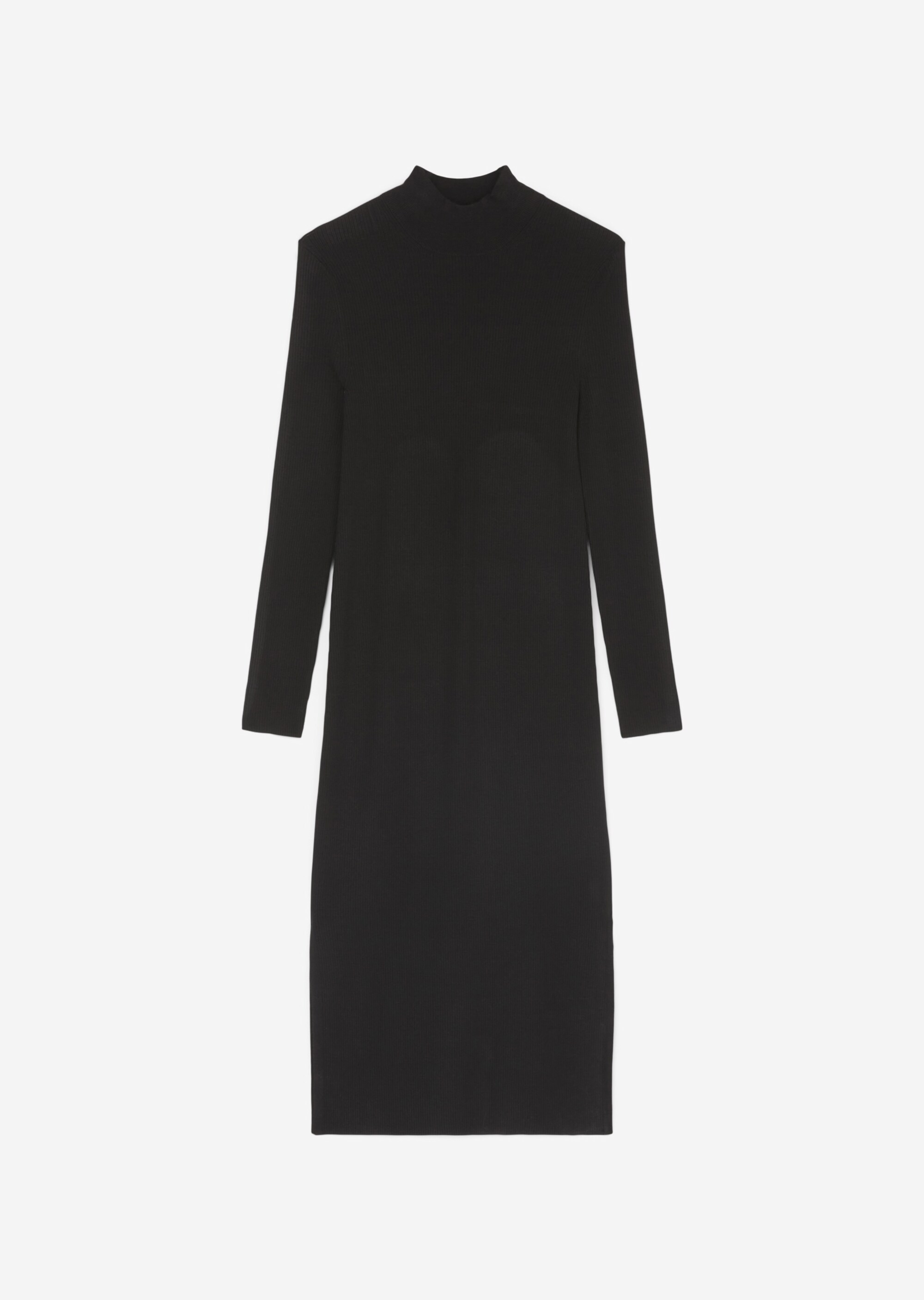 Rippstrick-Kleid slim aus LENZING™ ECOVERO™