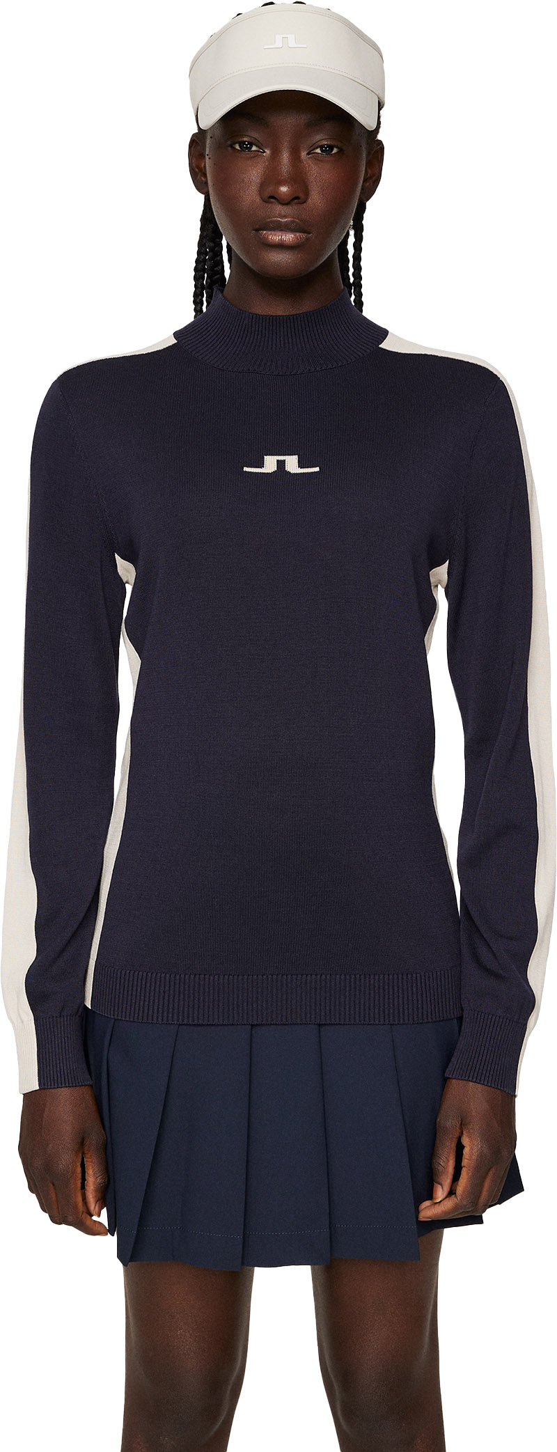 Adia Knitted Sweater Dame JL Navy