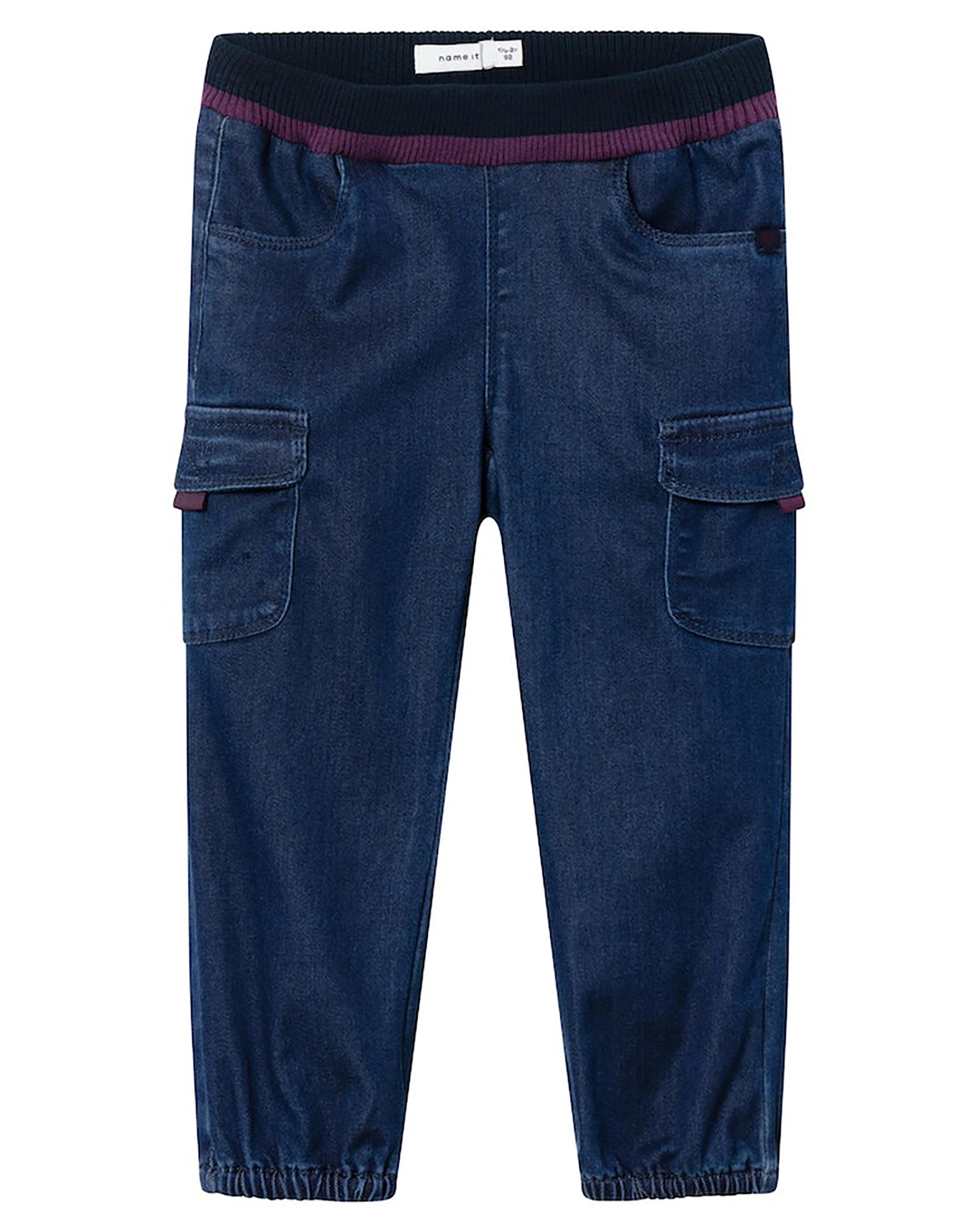 Cargohose NMFBELLA in dark blue denim