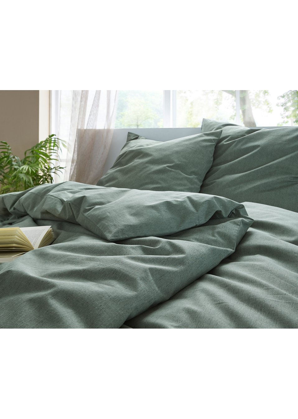 Parure de lit effet lin