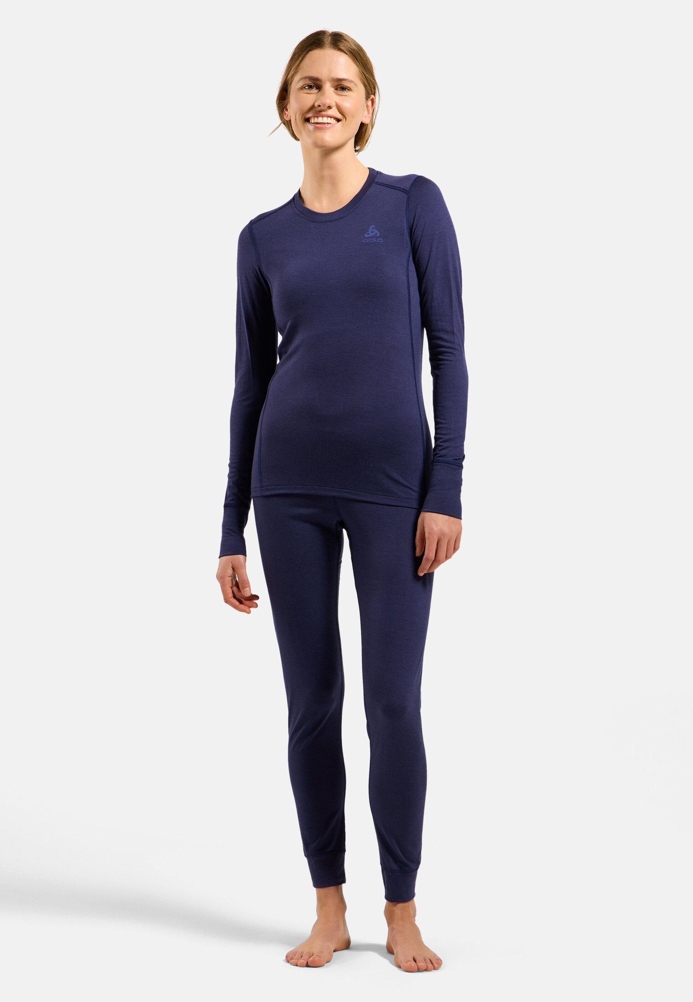 Natural Merino 200 Base Layer Langarmshirt in eclipse