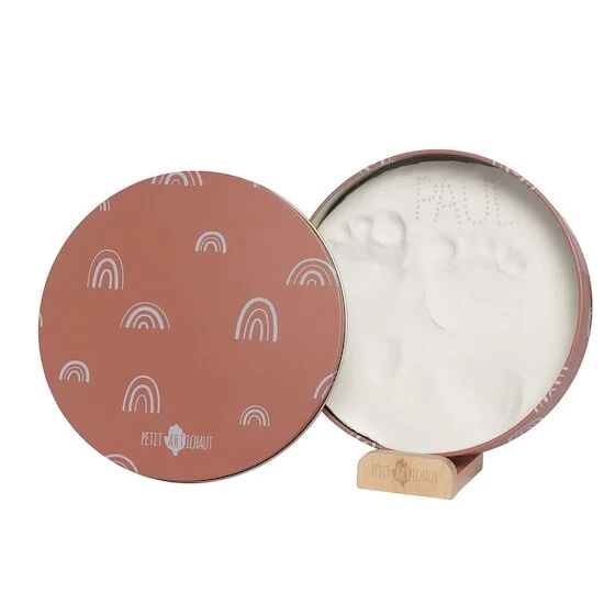 Cadre baby box ronde   Rainbow Terracotta        de               Petit Artichaut