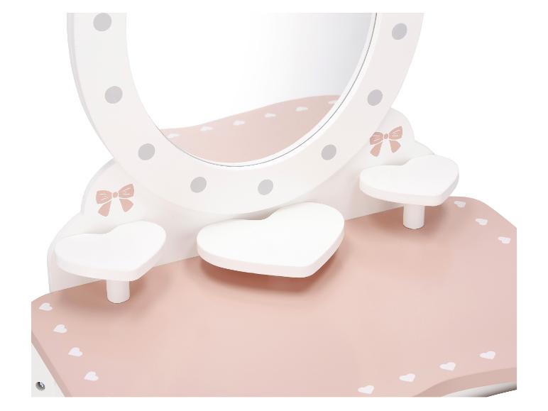Houten speelgoed make-up tafel
