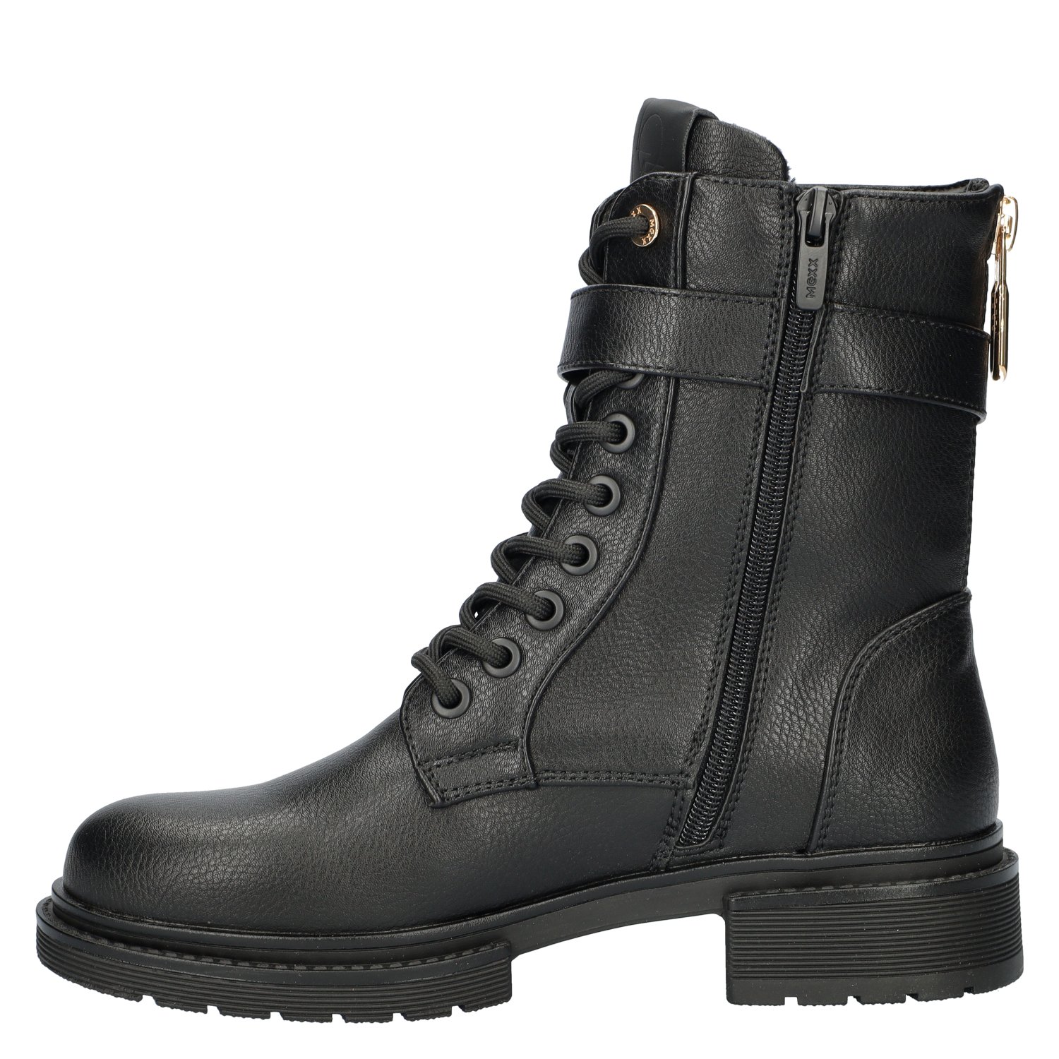 Kimberly dames veterboot Mexx Zwart