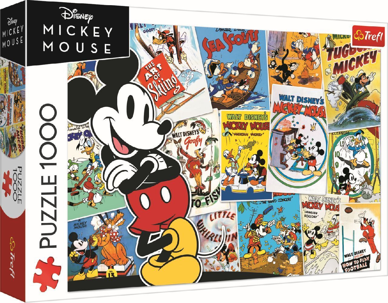 Puzzle 1000  100 Jahre  / Mickey Retro