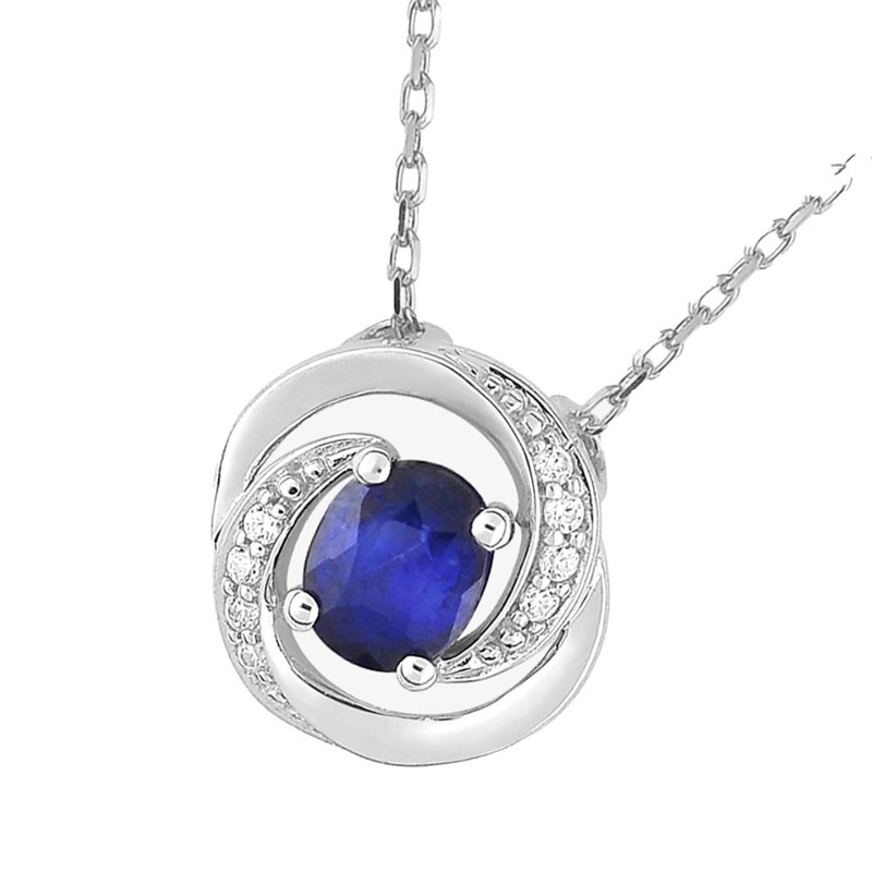 Collier Femme - topaze - Or 18 Carats - Longueur : 42 cm