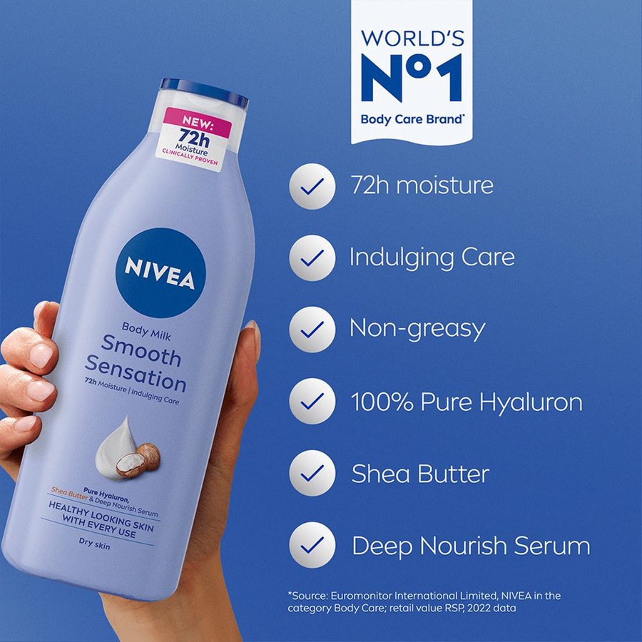 NIVEA Irresistibly Smooth Body Lotion 250ml