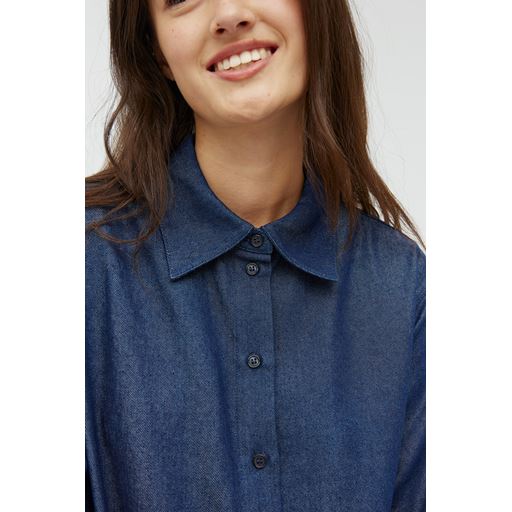 mbyM Sadanna-M Skjorte, Dark Denim, M