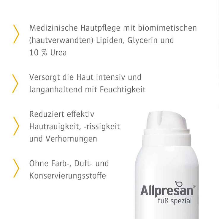 Allpresan Fuß spezial Original Schaum-Creme sehr trockene Haut Nr.3, 200 ml