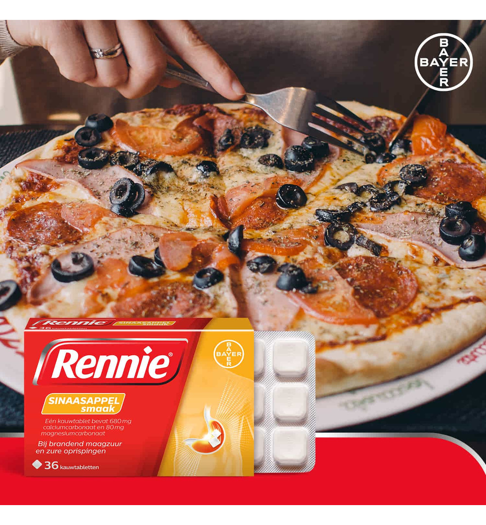 Rennie Sinaasappel (36 tabletten)