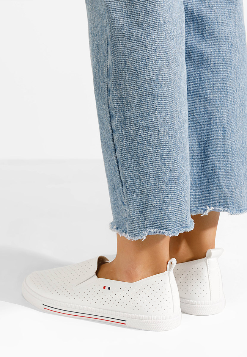 Chaussures casual femme blancs Saphira