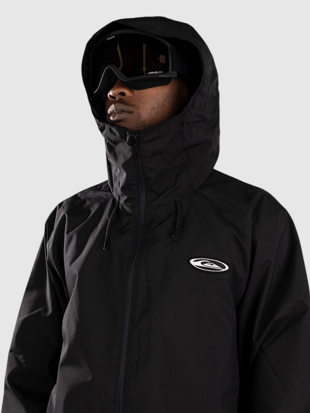 Quiksilver High In The Hood Jacket true black