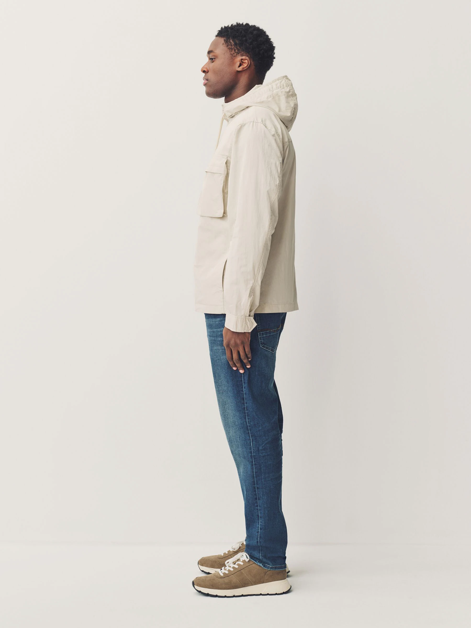Mediumblauw - Slim Fit - Authentieke stretch denim jeans