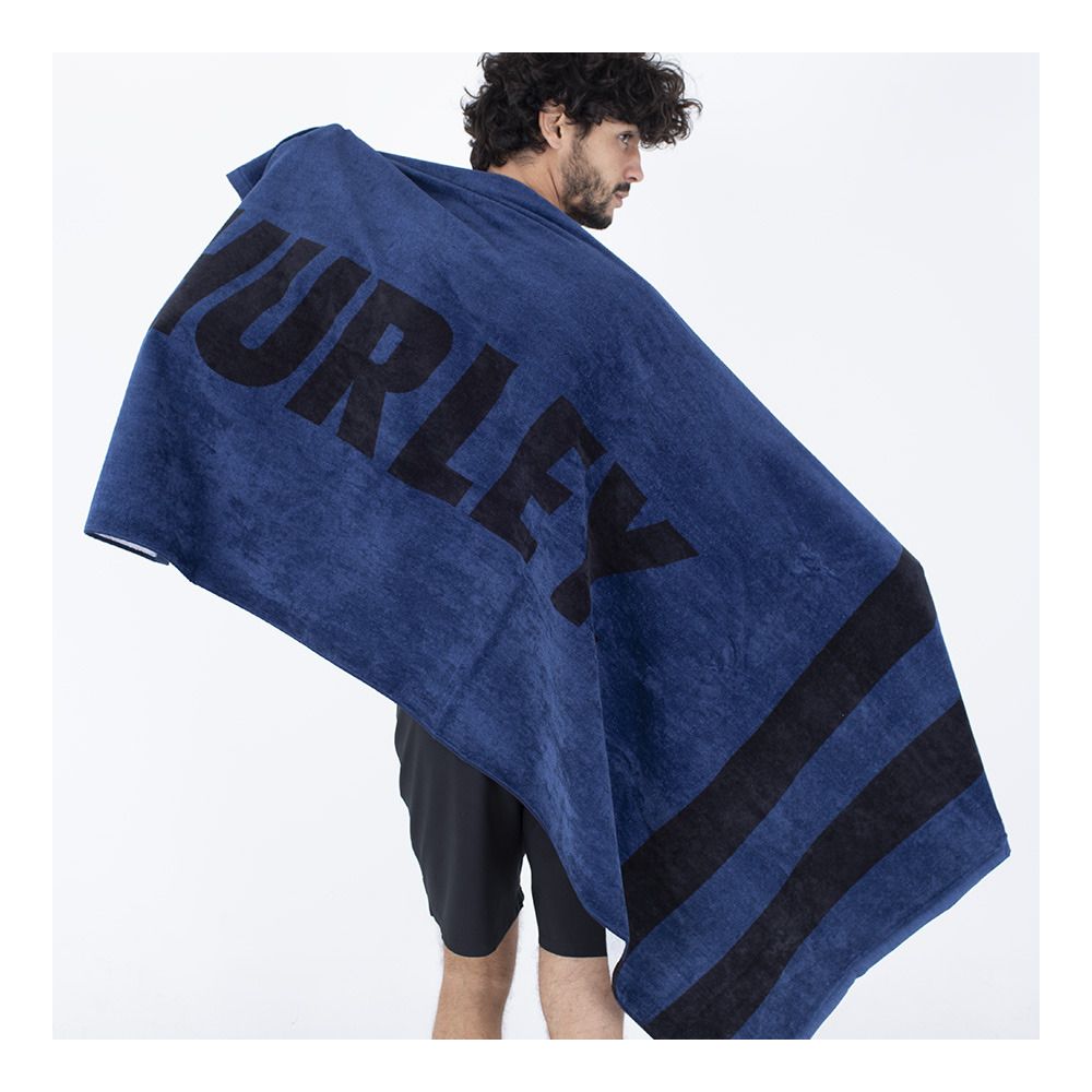 Hurley FASTLANE 2 STRIPE - Serviette poseidon blue