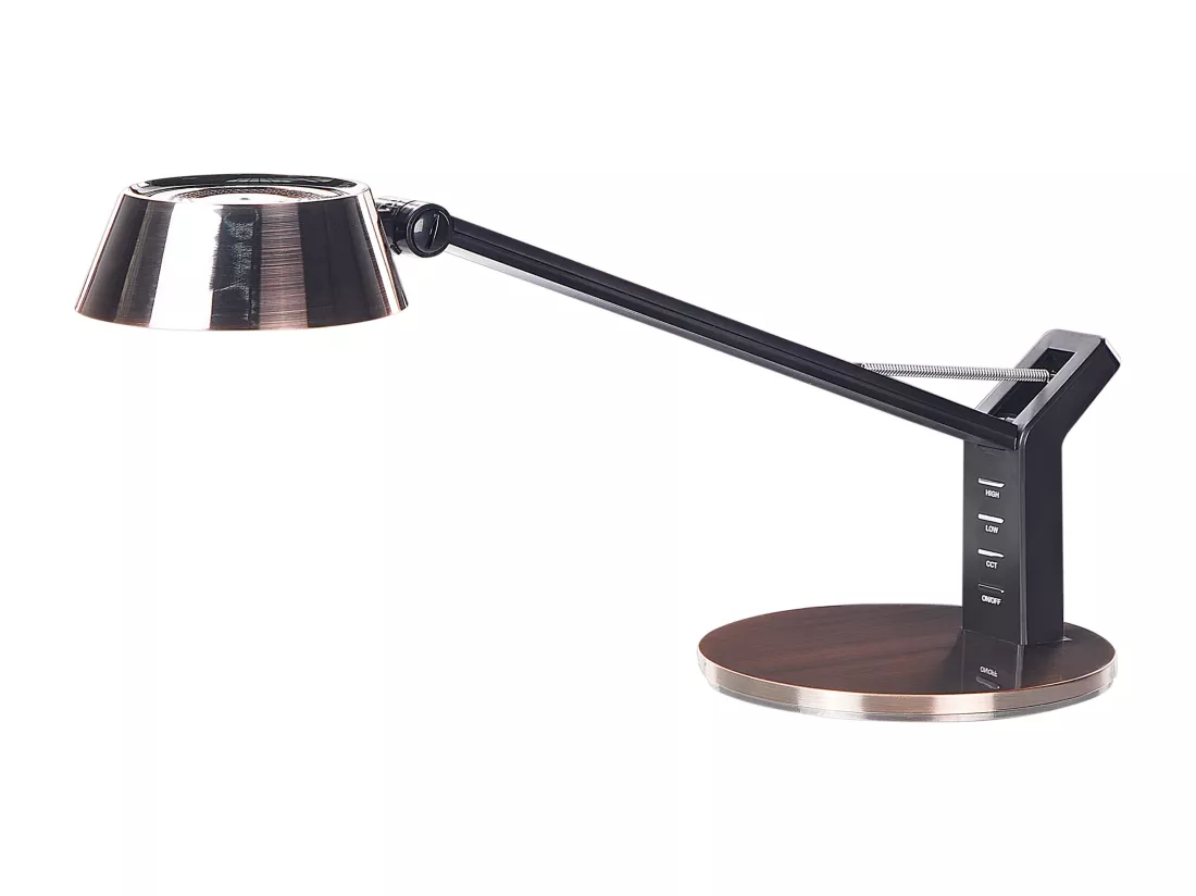 Lampe de bureau LED CHAMAELEON Avec variateur Métal Cuivré