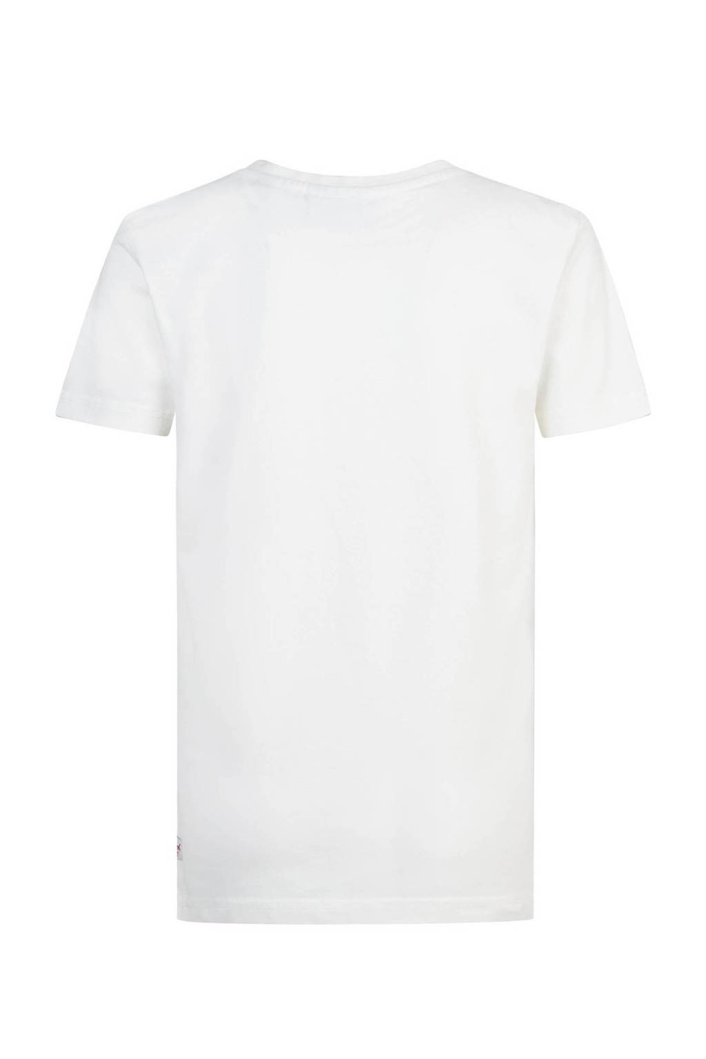 Petrol Industries T-shirt met logo wit