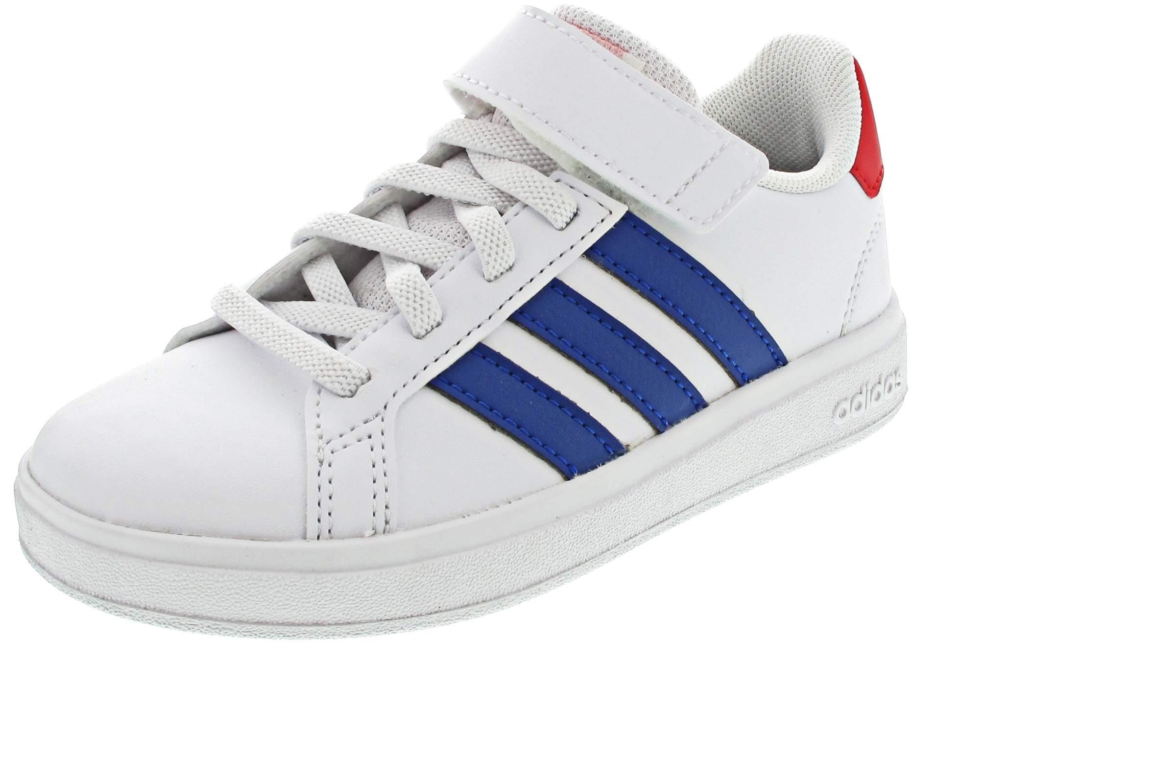 adidas Grand Court 2.0 EL K Sneaker Klett weiß