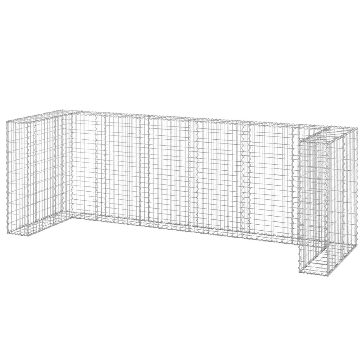vidaXL Mur gabion 325x100x110 cm