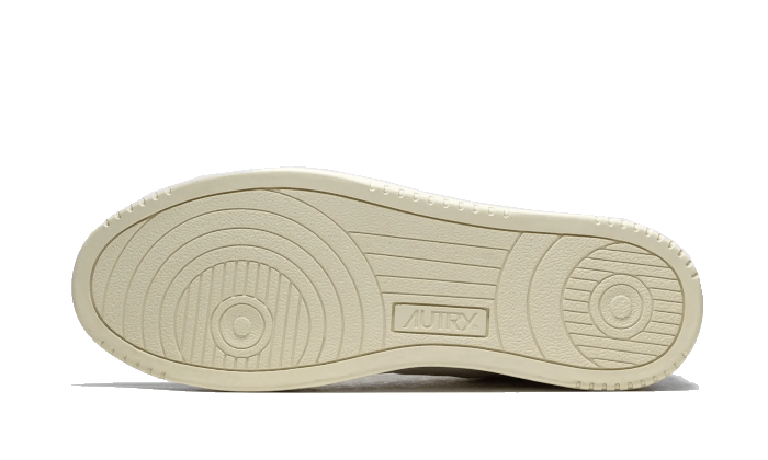 Autry Medalist Leather Suede Low White Light Blue