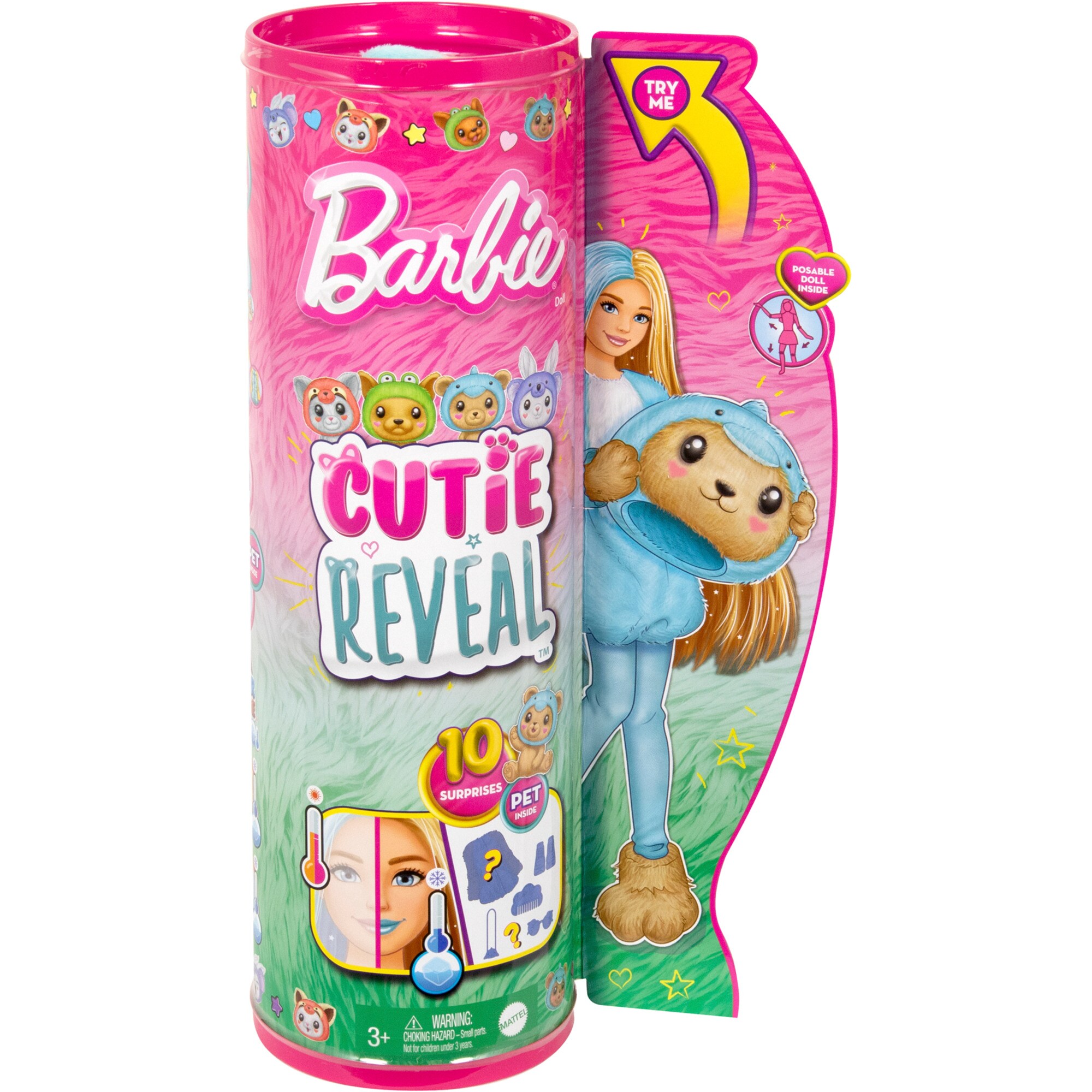 Mattel Puppe Barbie Cutie Reveal Costume Cuties Serie - Teddy Dolphin