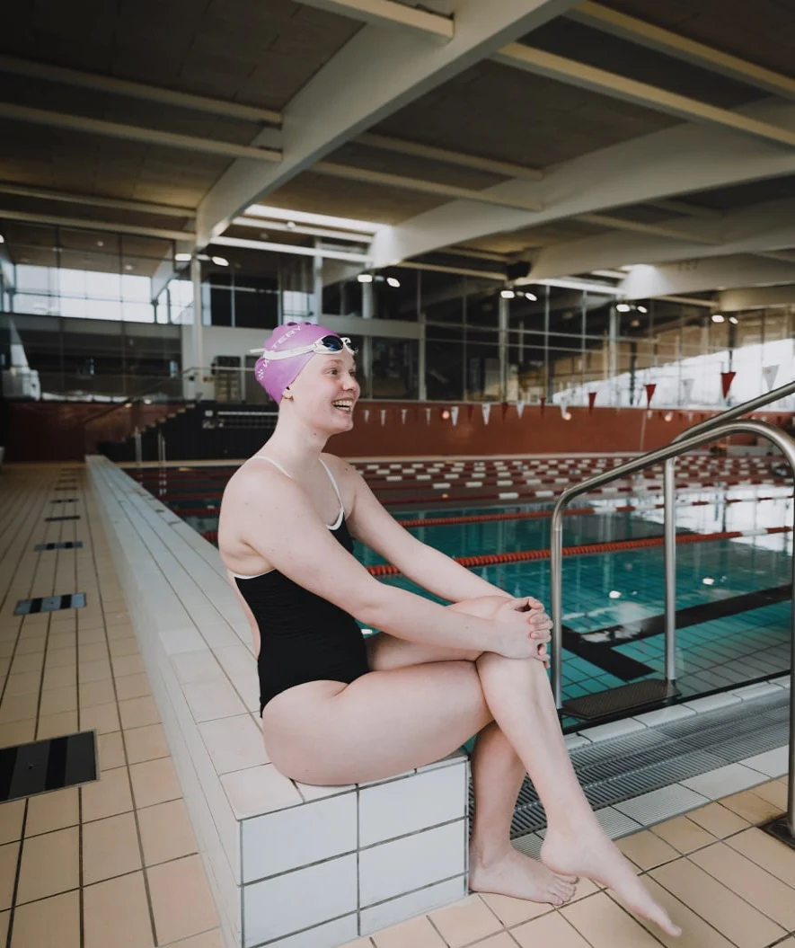 Watery badehætte (fra 10 år) - Signature - Violet