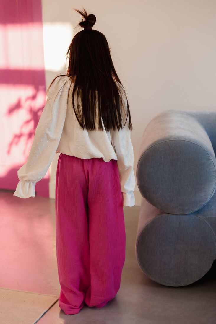 Salty Stitch roze salty stitch pantalon lounge broek - baby cotton