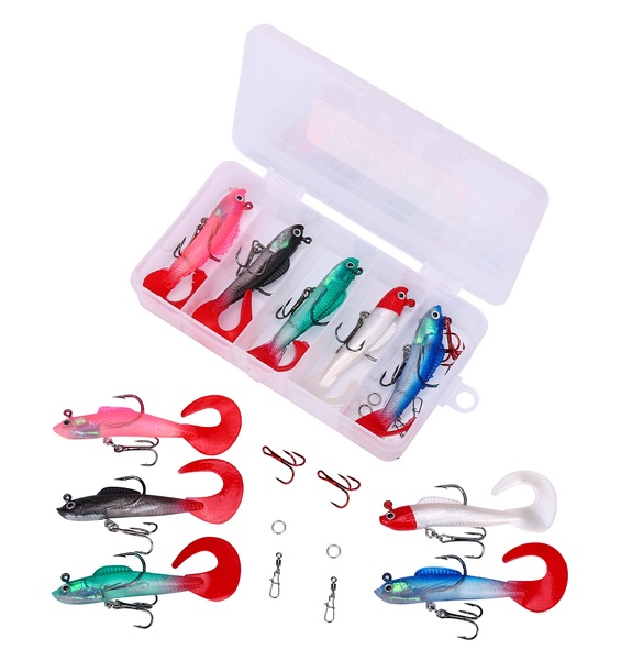 Coffret de swimbaits Fish4All 7.5cm 9g (5pcs)