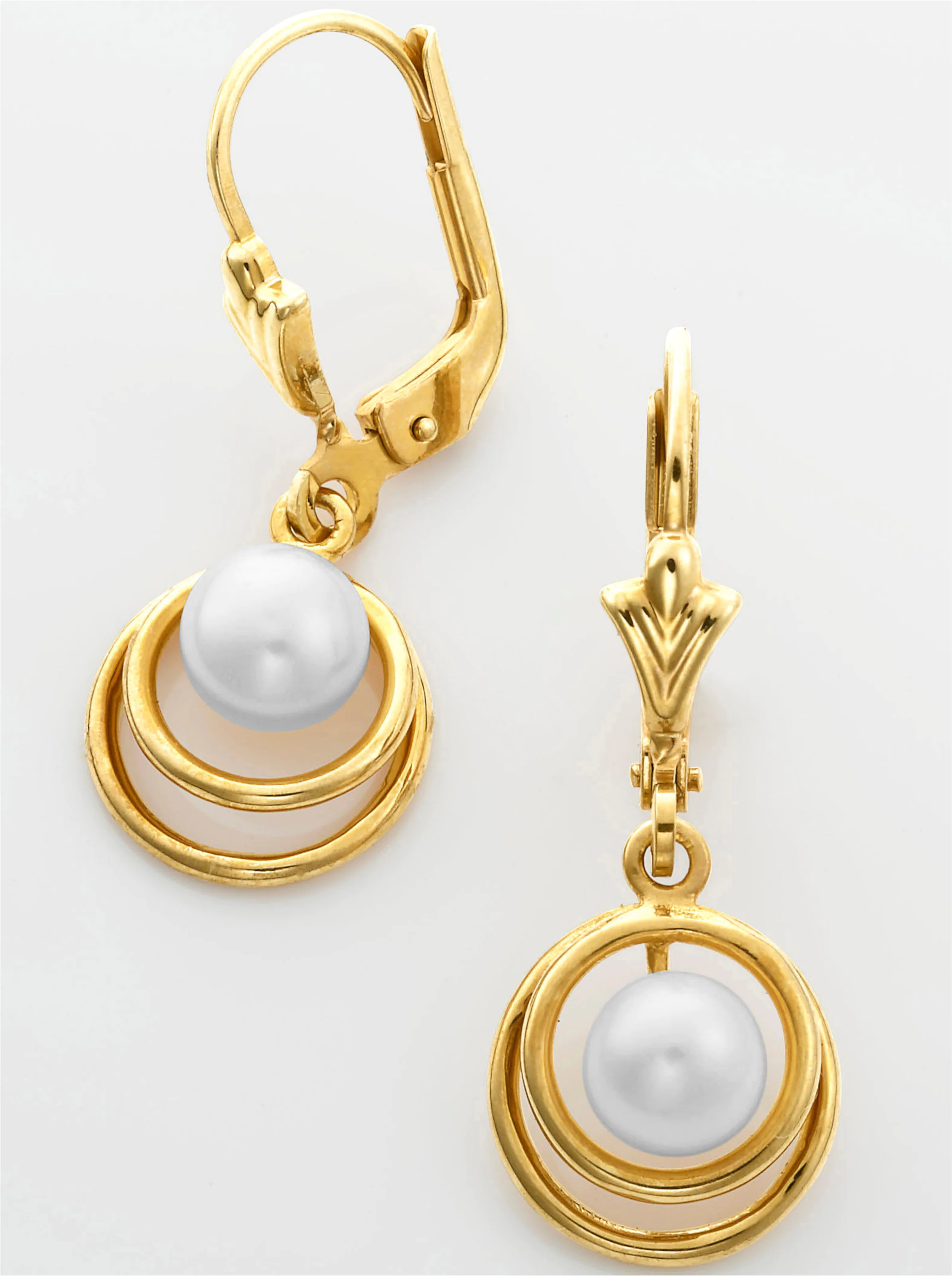 Ohrhänger in Gelbgold 375