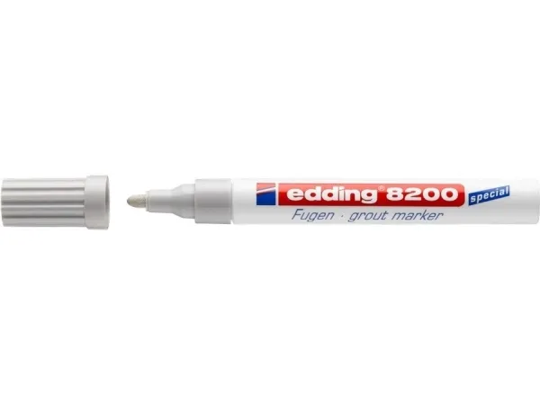 Edding 8200 Grout Marker, Fuge pen grå, frisk dine fuger op igen 2-4 mm