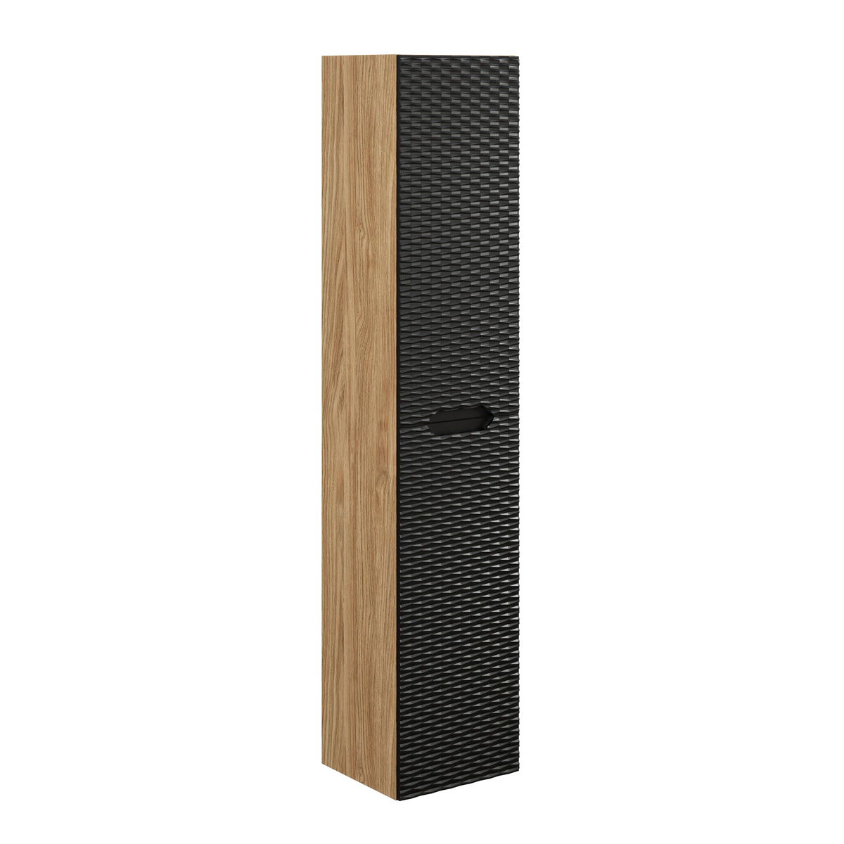Comad Ocean Black kolomkast met 2 deuren 170cm zwart