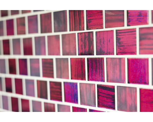 Glasmozaïek CM CF47 roze 28,6x31,8 cm