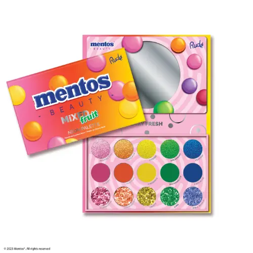 x Mentos Mixed Fruit Neon Palette