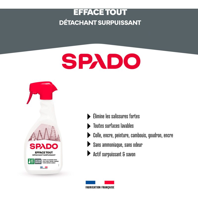 Détachant surpuissant Spado Efface tout - Spray 500 ml