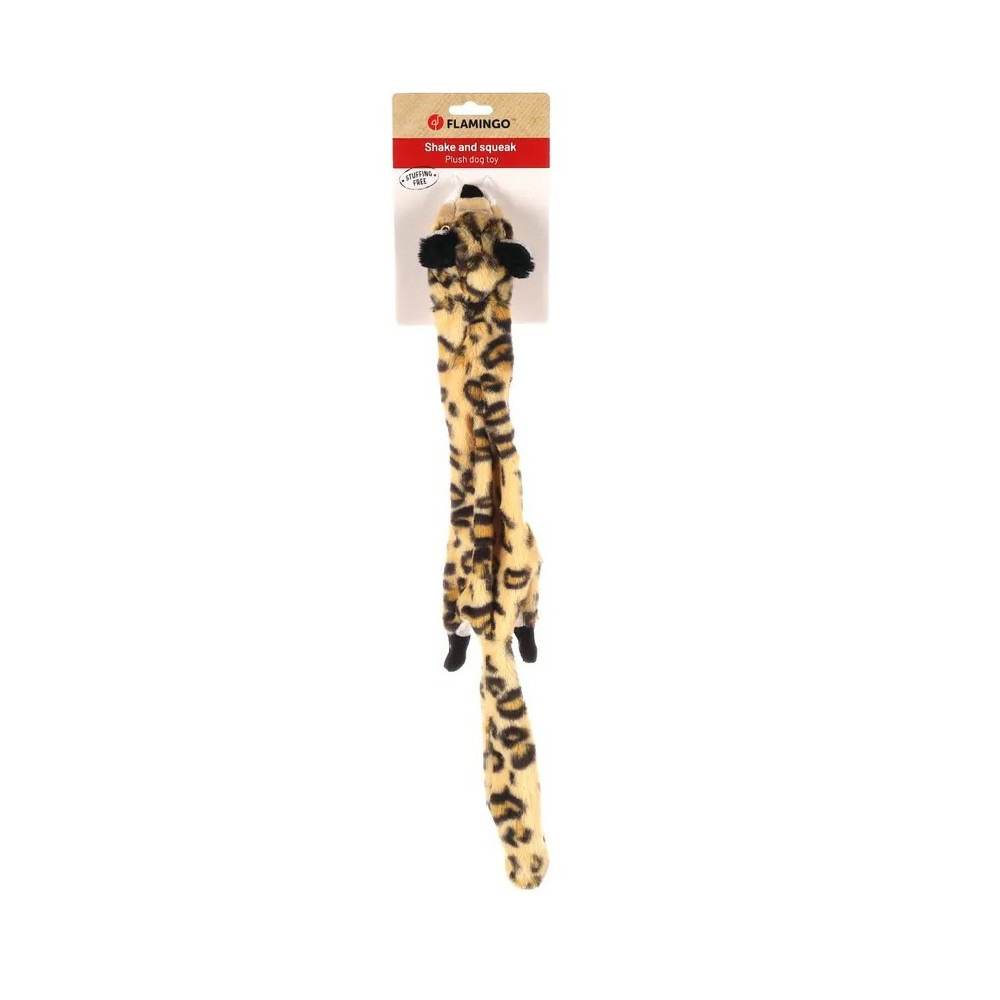 Jouet léopard beige 56 cm pour chien