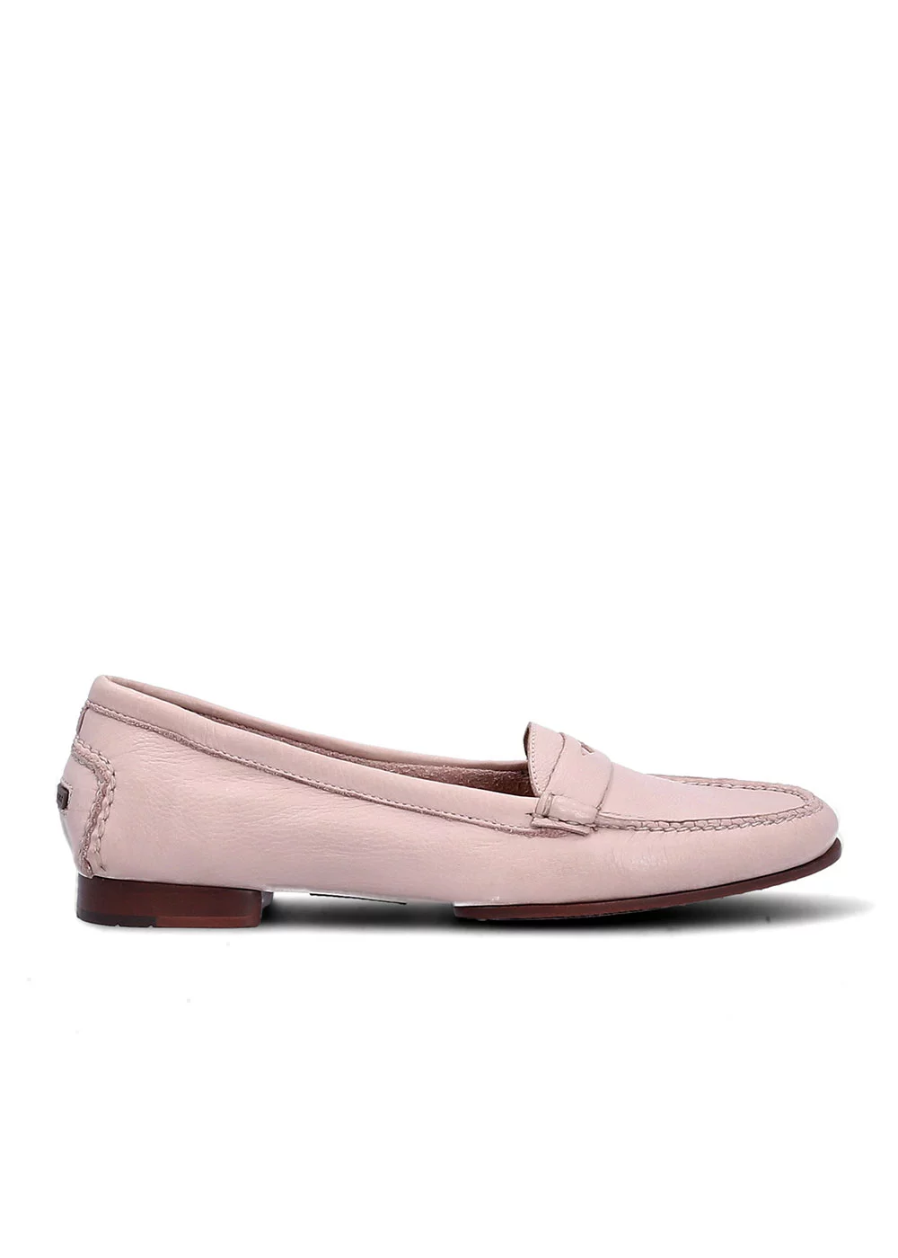 MOCASSIN W PENNY MOC CUIR NUDE