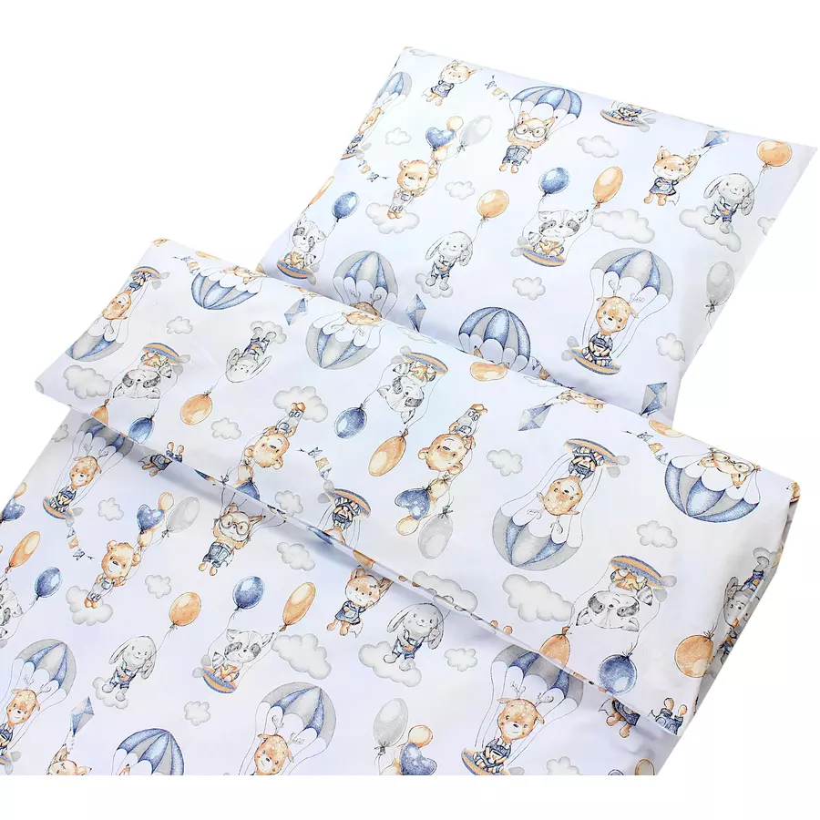 TupTam Kinder Bettwäsche Set 2-tlg blaugrau