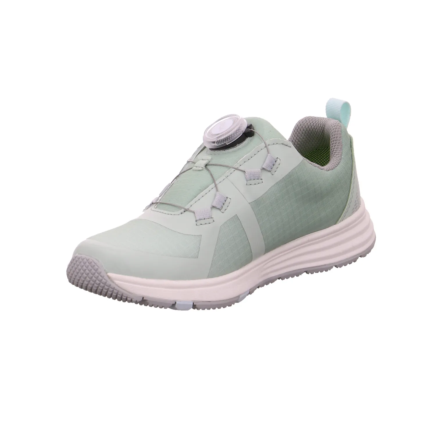 VADO Mädchen-Halbschuh Klett Pastelgrün Textil  Sneaker Outdoor