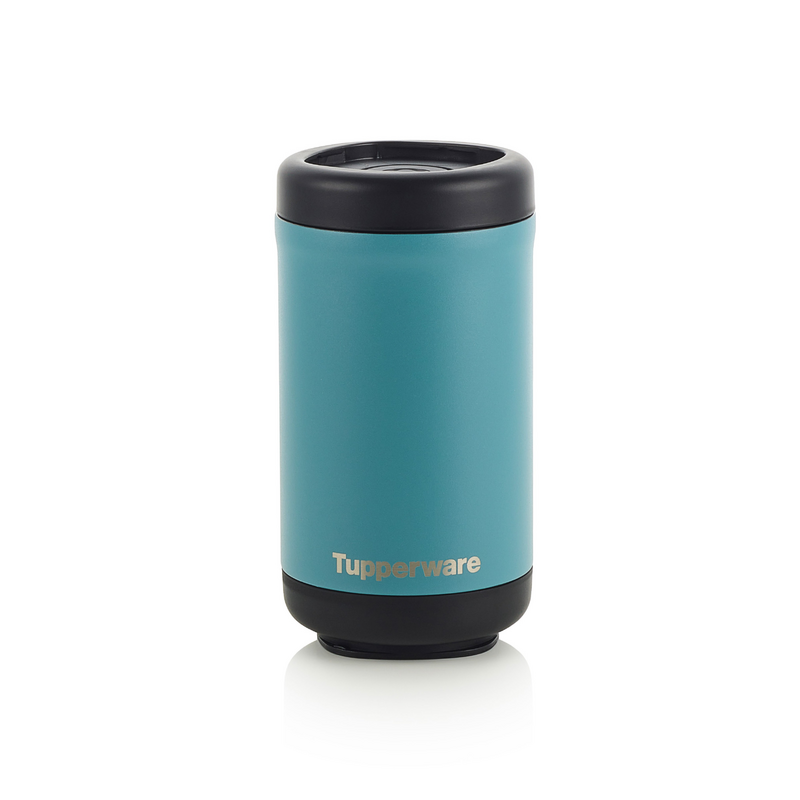 Hot & Go graublau Der praktische Isolierbecher für unterwegs