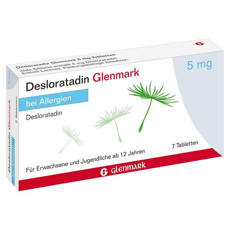 Desloratadin Glenmark 5 mg Tabletten, 7 St