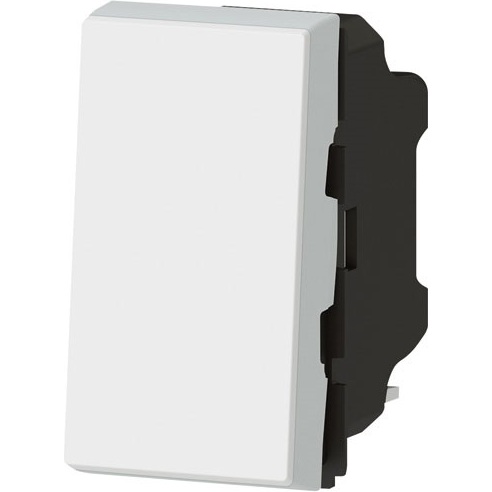 Poussoir 6 A - Mosaic Easy-Led - 1 module - à composer - blanc