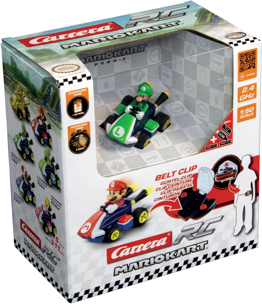 MARIO KART - MINI RADIOCOMMANDE 2.4 GHZ LUIGI