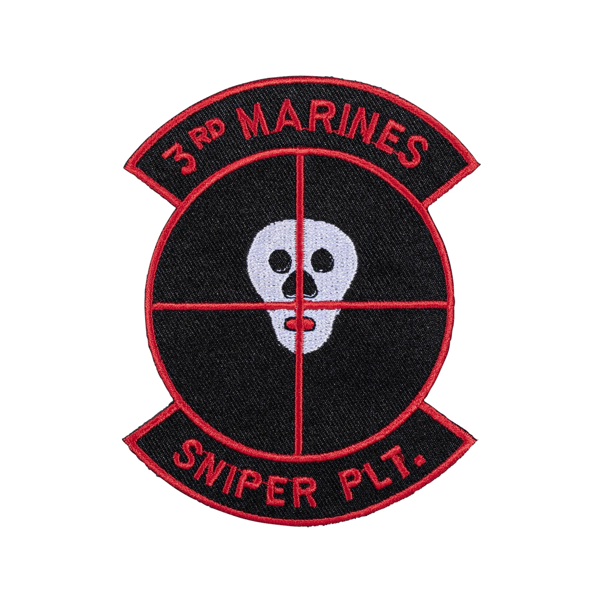 Unbekannt -  Abzeichen US Textil 3rd Marines Sniper Plt.
