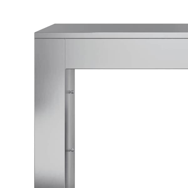 vidaXL Vedstativ 60x40x60 cm galvanisert stål