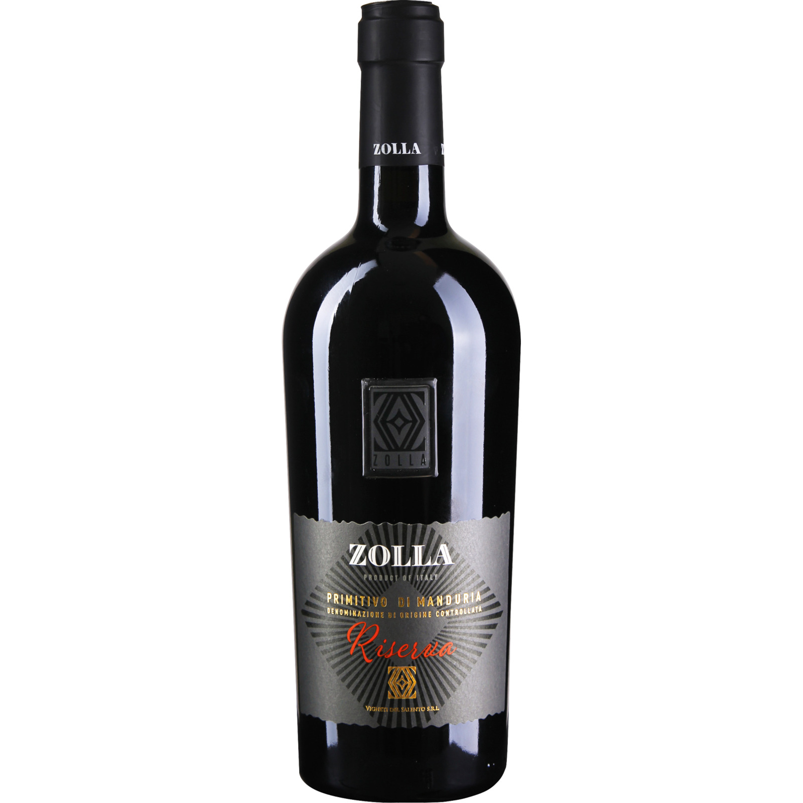 Zolla Primitivo di Manduria Riserva 75 cl