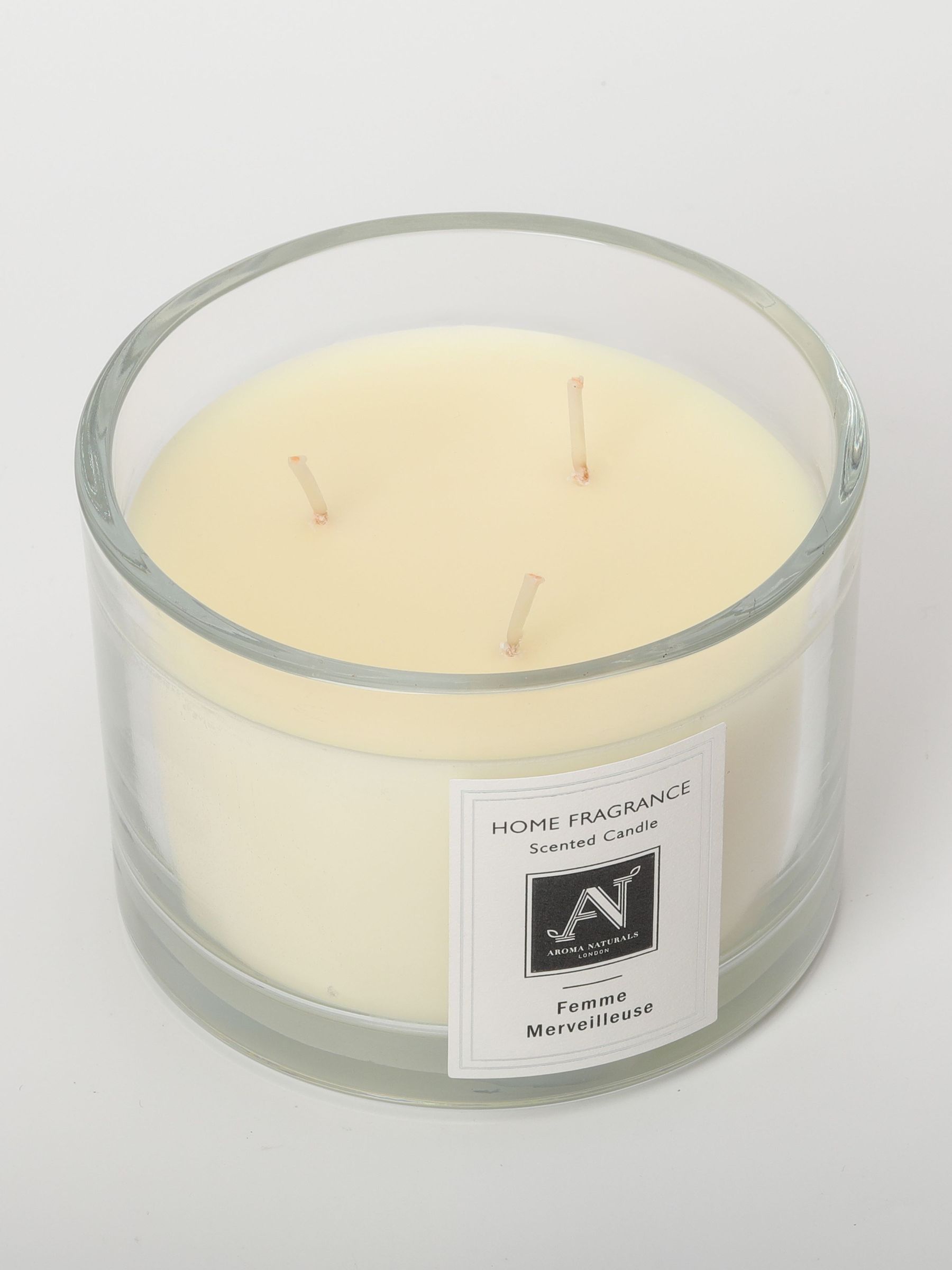 Aroma Naturals Minimalist Luxe Merveilleuse 3 Wick Candle