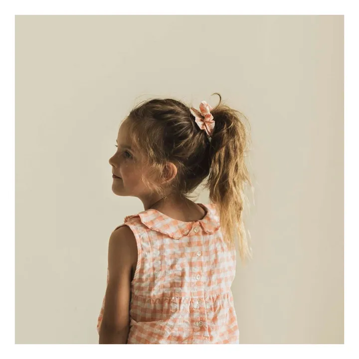 Jenest Top Vichy Tess | Rose pêche